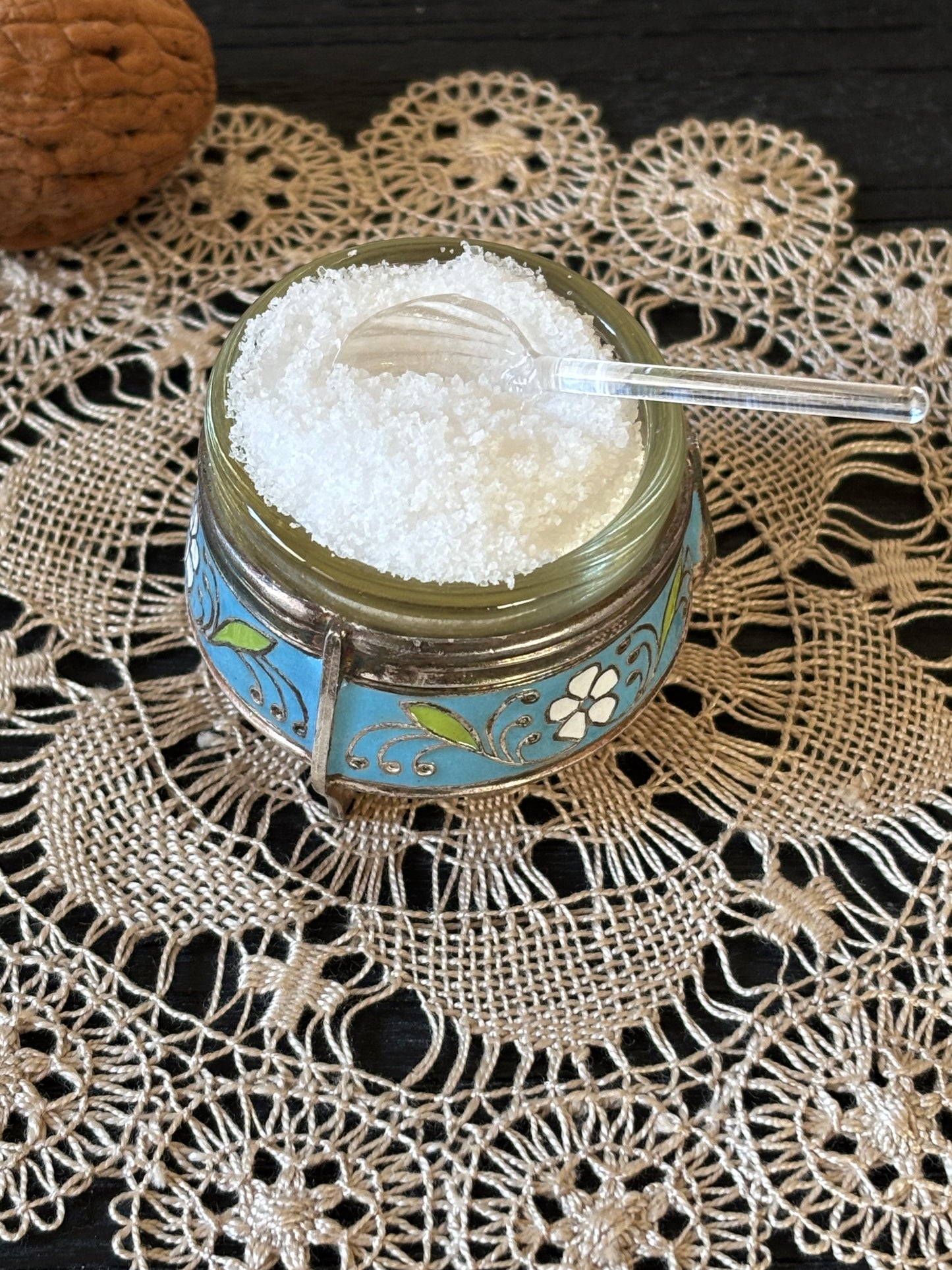 SALERO DE PELLIZCO VINTAGE EN PLATA ALEMANA.