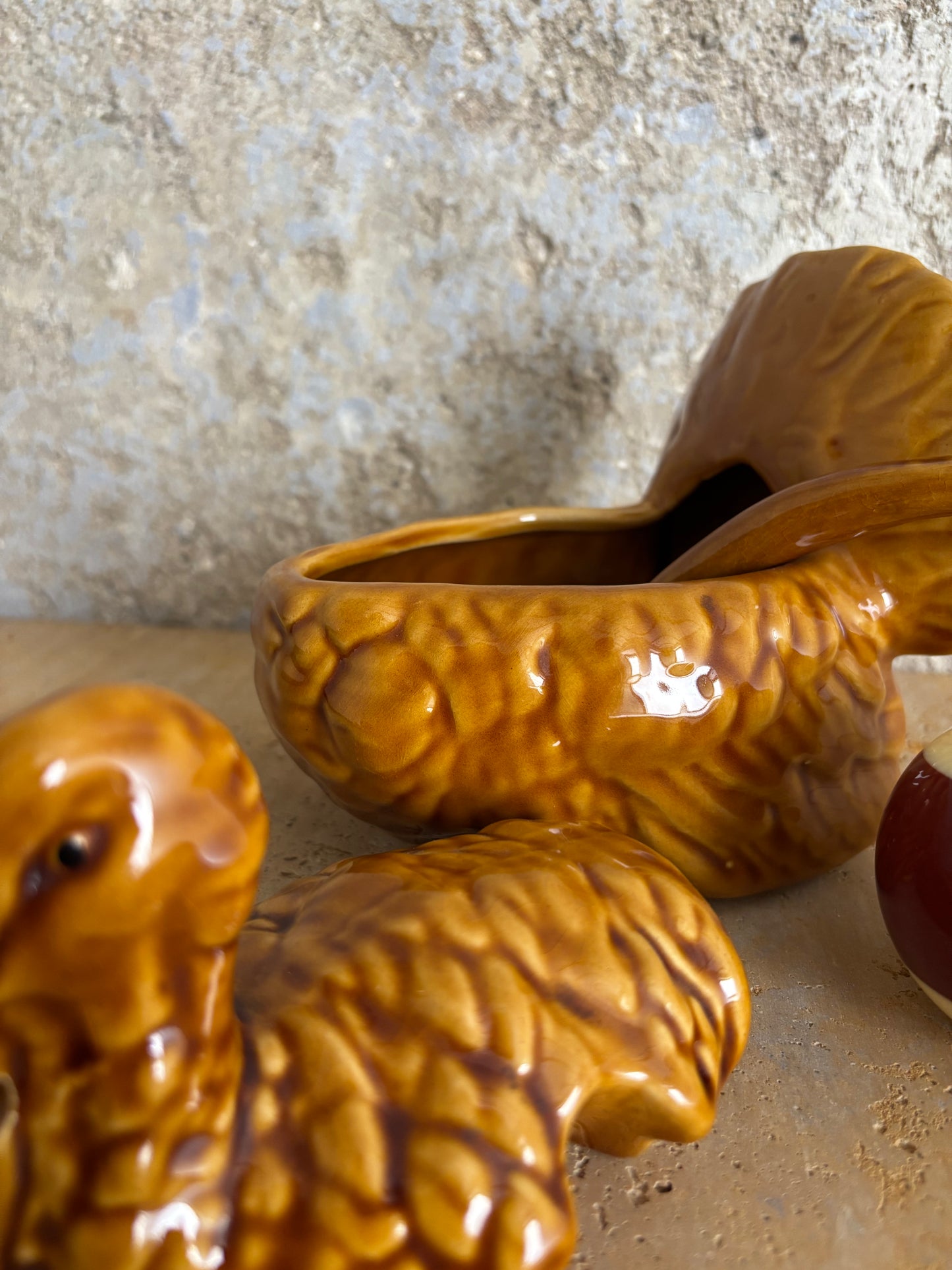 AZUCARERO EN FORMA DE PAVO.