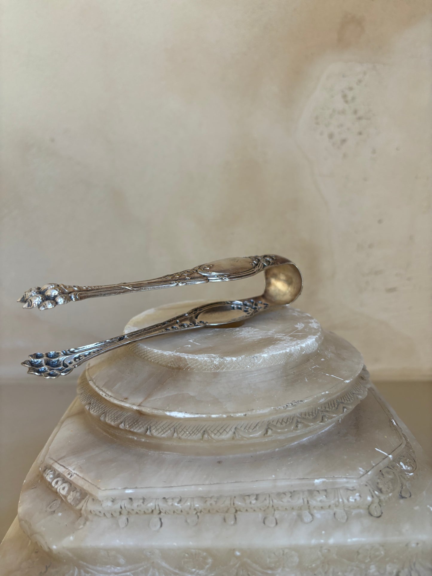 PINZAS DE ALPACA ANTIGUAS PARA CUBITERAS