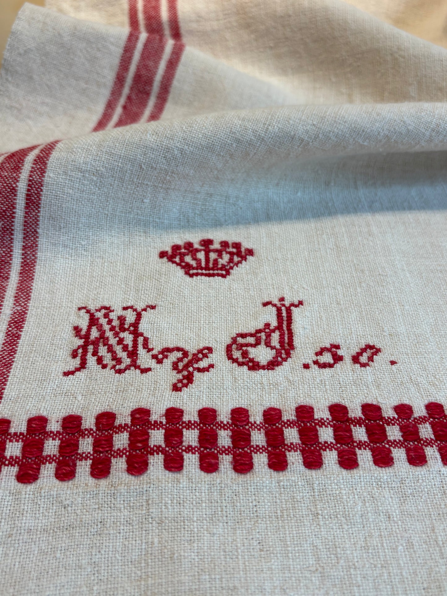 PAÑO DE COCINA DE LINO GRUESO.