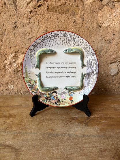 PLATO PUBLICITARIO PARA LA FIRMA AMIEUX FRÈRES.