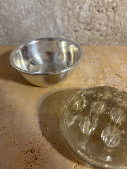 PIQUE FLEUR CON CUENCO DE PLATA.