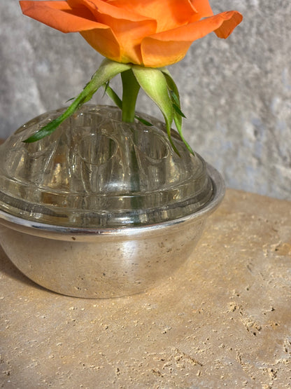 PIQUE FLEUR CON CUENCO DE PLATA.