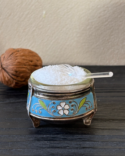 SALERO DE PELLIZCO VINTAGE EN PLATA ALEMANA.