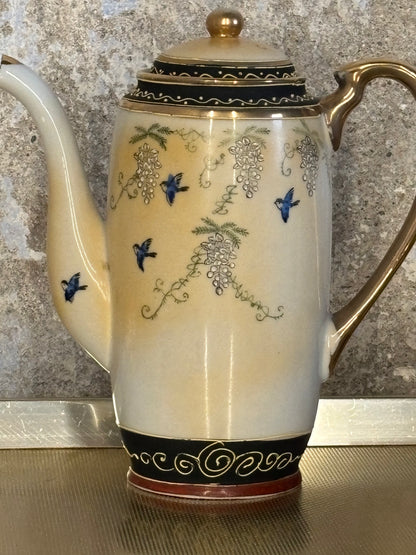 JUEGO COMPLETO DE CAFE PORCELANA JAPONESA.