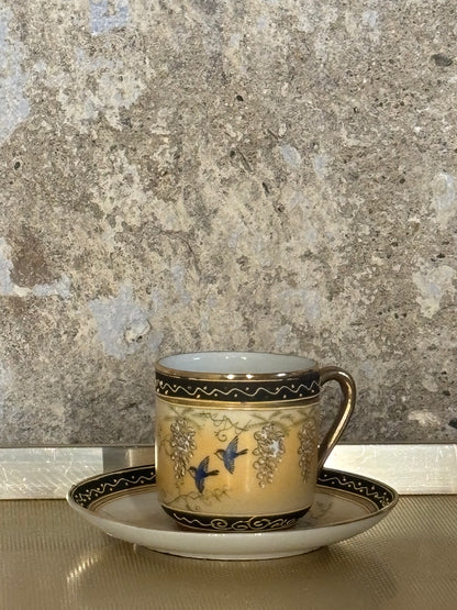 JUEGO COMPLETO DE CAFE PORCELANA JAPONESA.