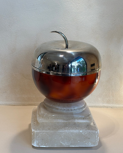 CUBITERA VINTAGE CON FORMA DE MANZANA