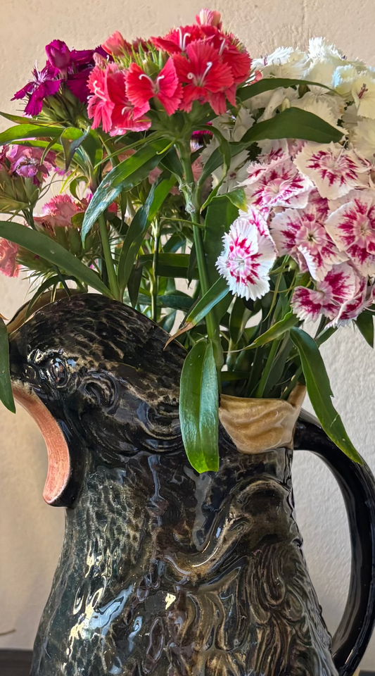 JARRA ANTIGUA MAYÓLICA.