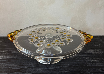 SOPORTE DE CRISTAL PARA TARTAS.