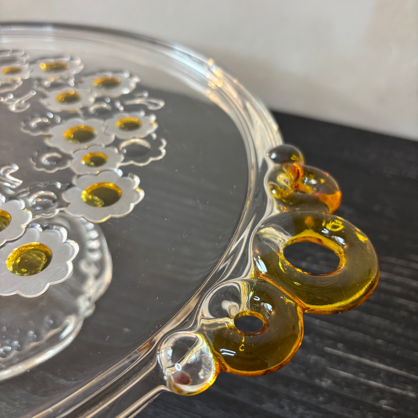 SOPORTE DE CRISTAL PARA TARTAS.