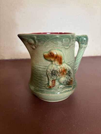 PEQUEÑA JARRA ANTIGUA EN BARBOTINE.