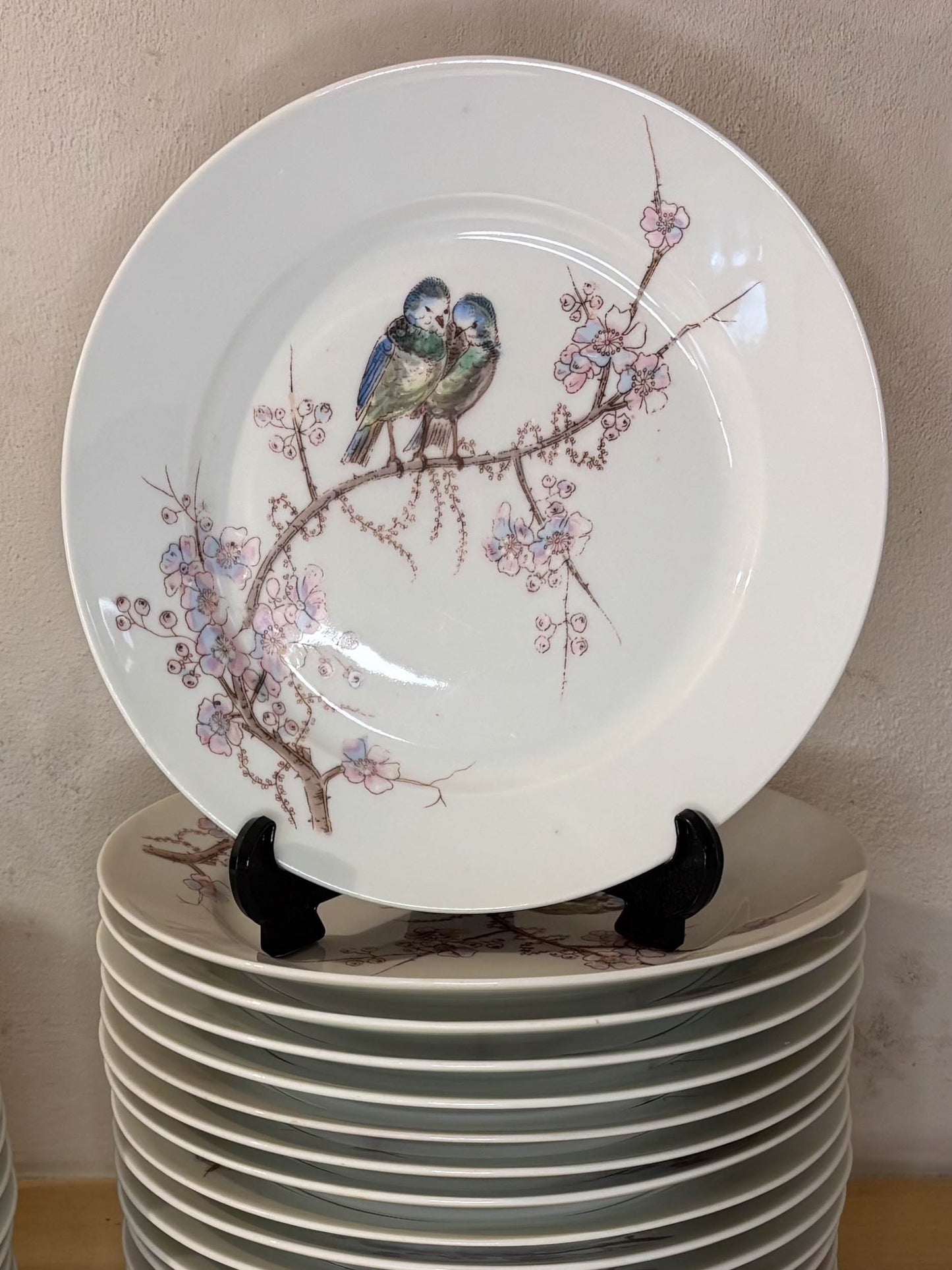 VAJILLA EN PORCELANA ESMALTADA.