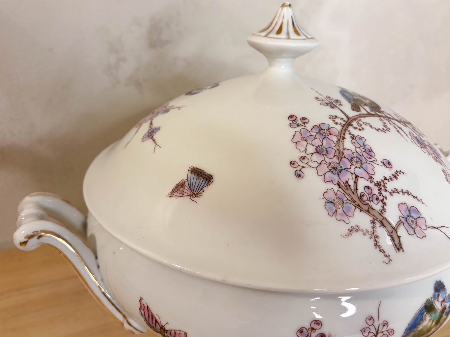 VAJILLA EN PORCELANA ESMALTADA.