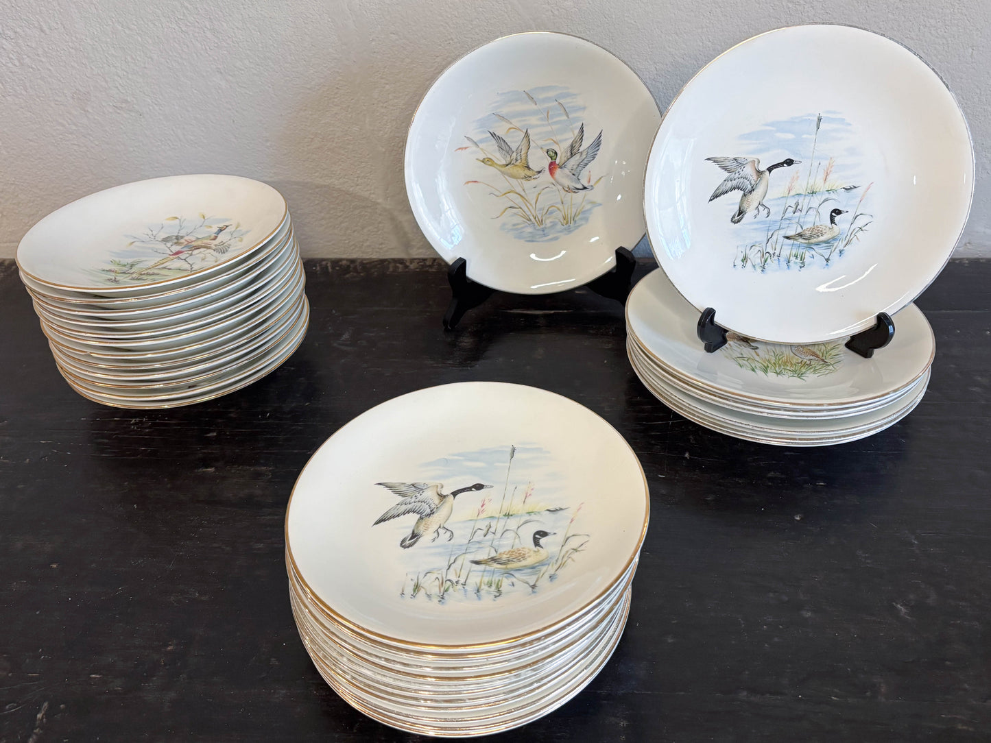 VAJILLA VINTAGE "GIBIER".