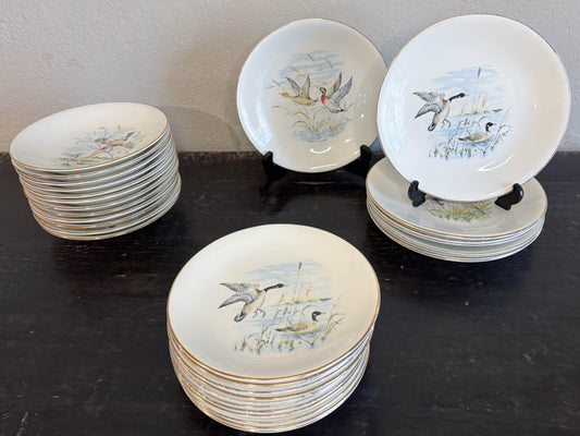 VAJILLA VINTAGE "GIBIER".