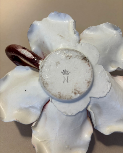 PORTAVELAS VINTAGE DE CAPODIMONTE.