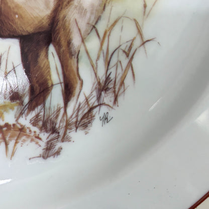 PLATOS LLANOS VINTAGE , FAUNA DEL BOSQUE.