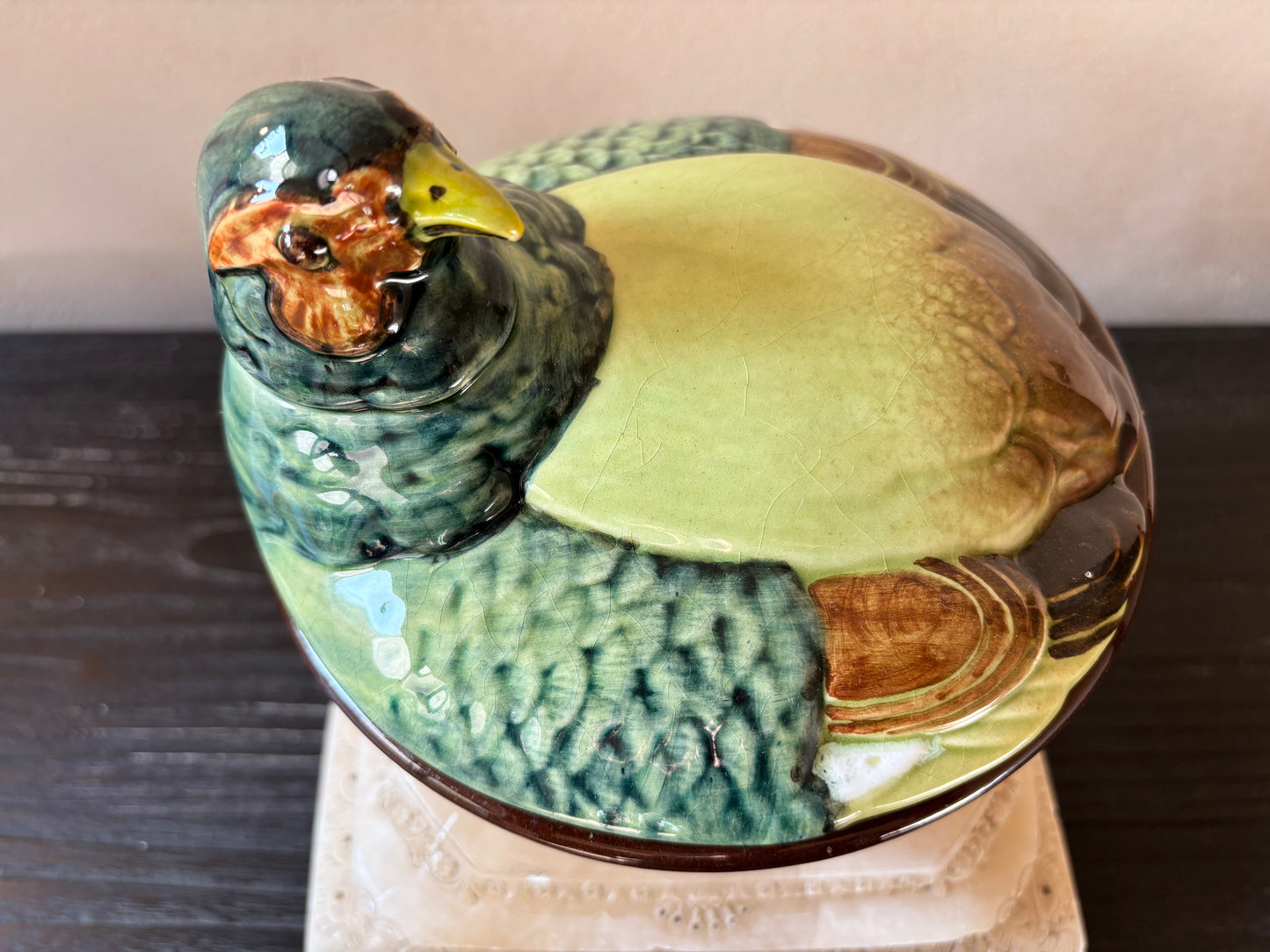 FUENTE DE BARRO PARA HORNO DE MANISES.