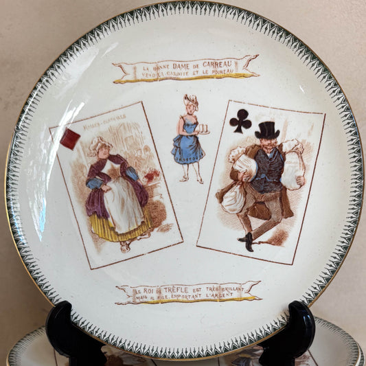 PLATOS PARLANTES "JUEGO DE CARTAS" CHOISY LE ROI.