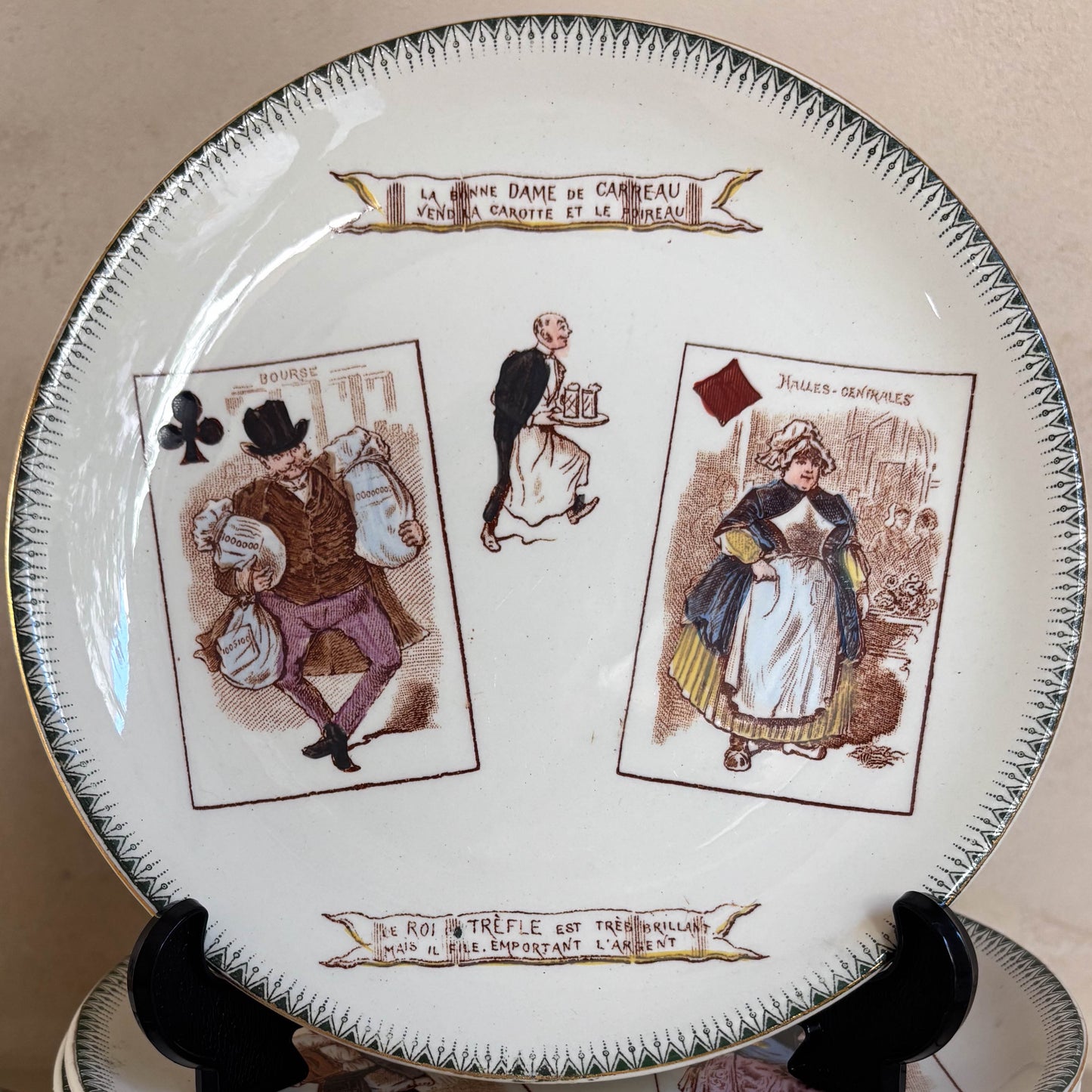 PLATOS PARLANTES "JUEGO DE CARTAS" CHOISY LE ROI.