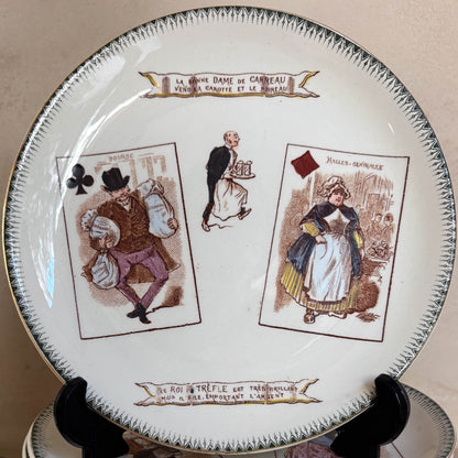 PLATOS PARLANTES "JUEGO DE CARTAS" CHOISY LE ROI.