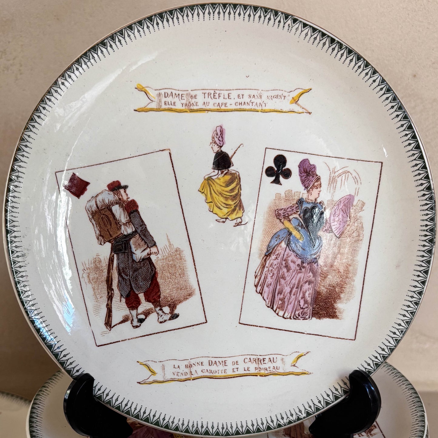 PLATOS PARLANTES "JUEGO DE CARTAS" CHOISY LE ROI.