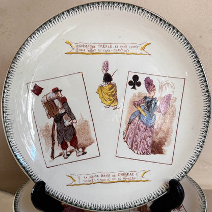 PLATOS PARLANTES "JUEGO DE CARTAS" CHOISY LE ROI.