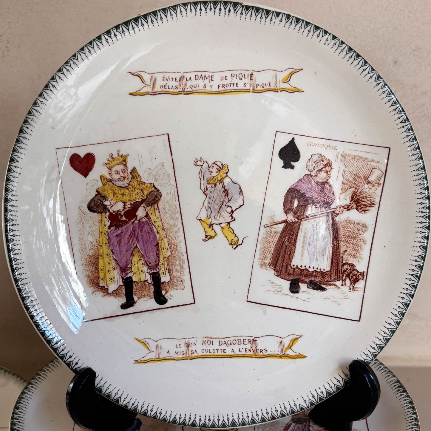 PLATOS PARLANTES "JUEGO DE CARTAS" CHOISY LE ROI.