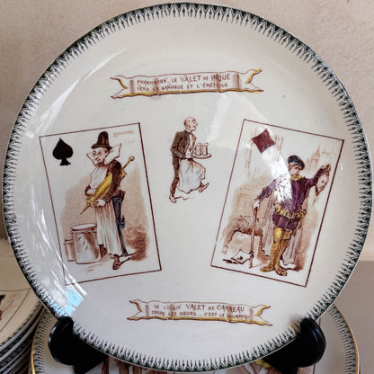 PLATOS PARLANTES "JUEGO DE CARTAS" CHOISY LE ROI.