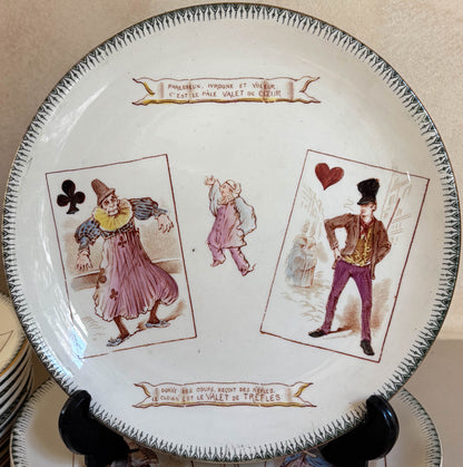 PLATOS PARLANTES "JUEGO DE CARTAS" CHOISY LE ROI.