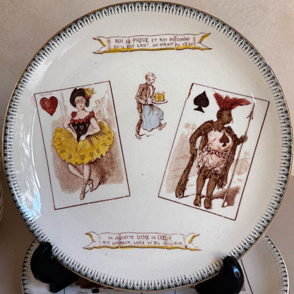 PLATOS PARLANTES "JUEGO DE CARTAS" CHOISY LE ROI.