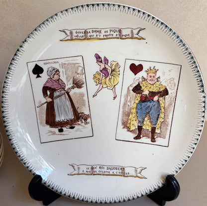 PLATOS PARLANTES "JUEGO DE CARTAS" CHOISY LE ROI.