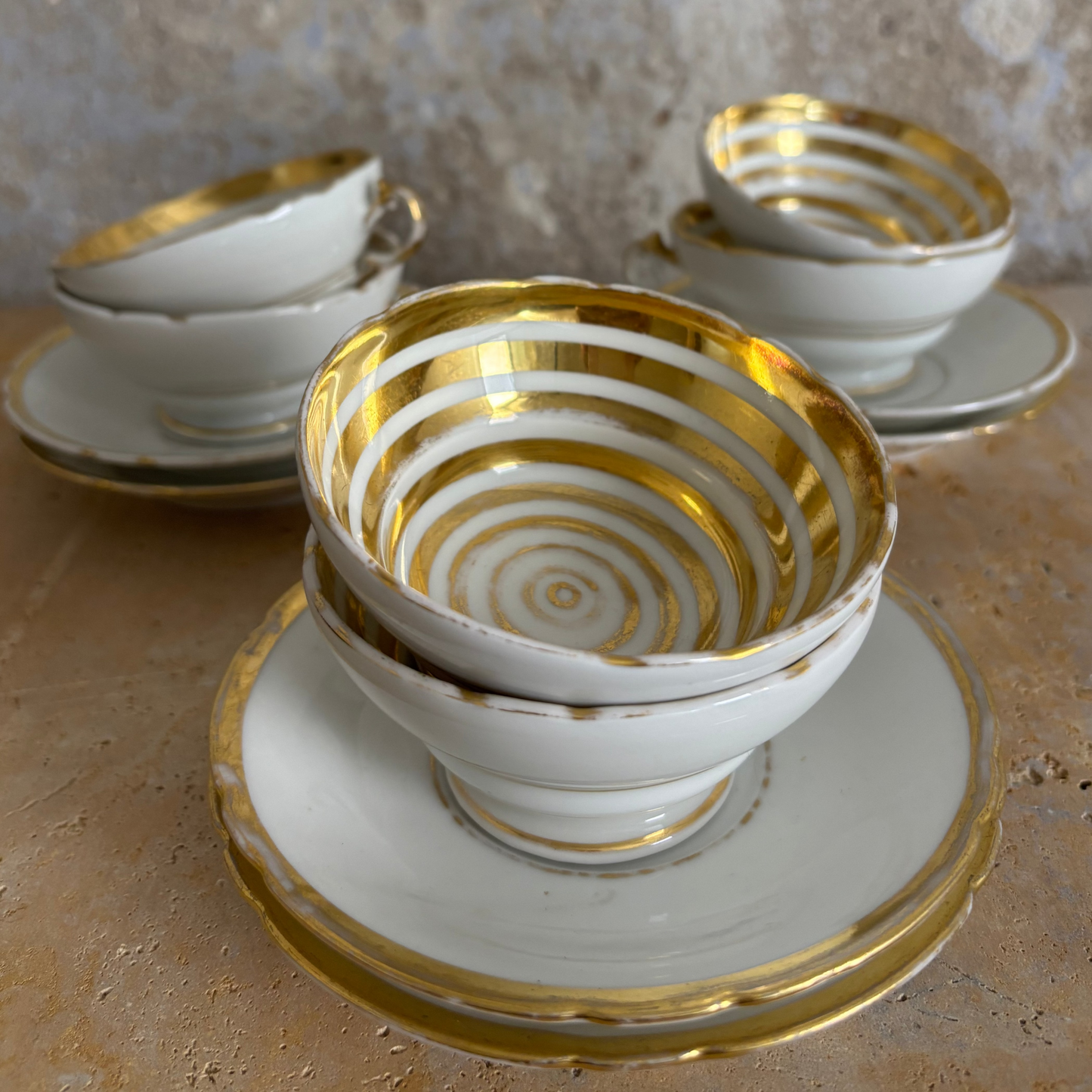 TAZAS DE TÉ SIGLO XVIII.