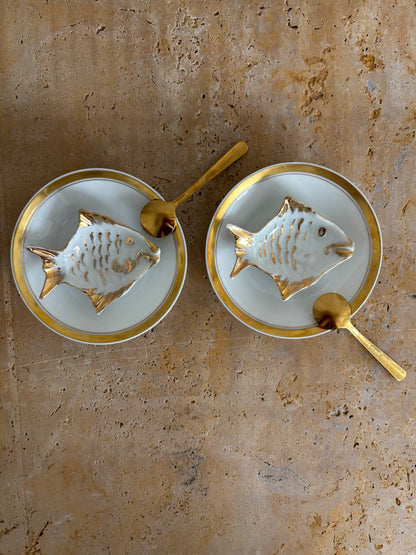 SALERO VINTAGE DE PELLIZCO LIMOGES.