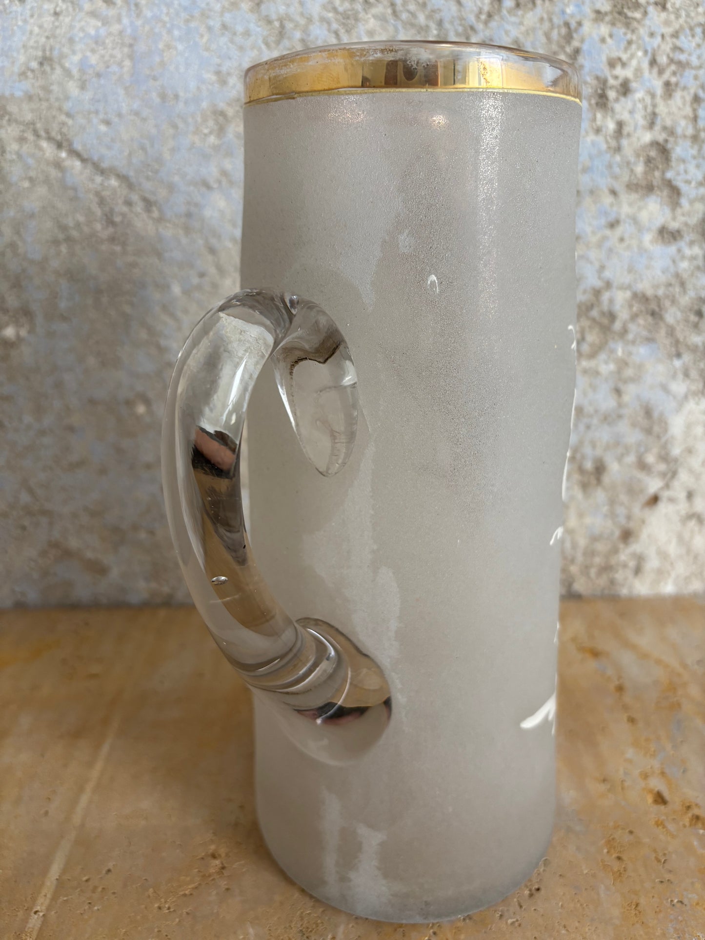 JARRA DE VIDRIO MODERNISTA