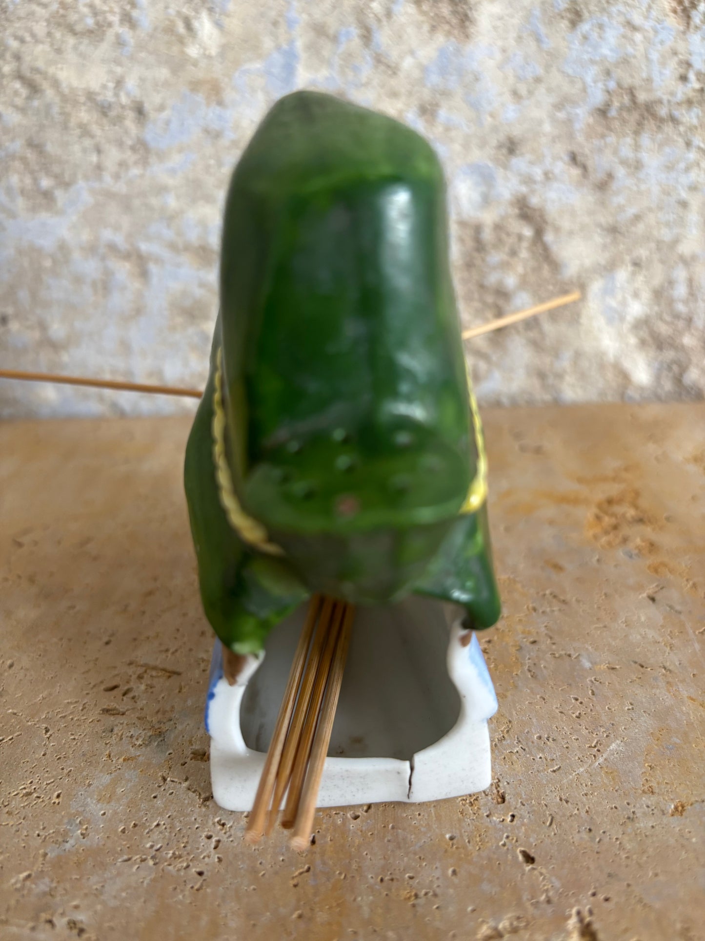 PALILLERO EN BISCUIT ALEMAN ANTIGUO.