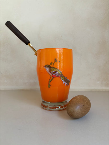 VASO MEZCLADOR DE CRISTAL VINTAGE.