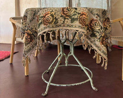 MANTEL DE TELAR MANUAL JACQUARD ANTIGUO