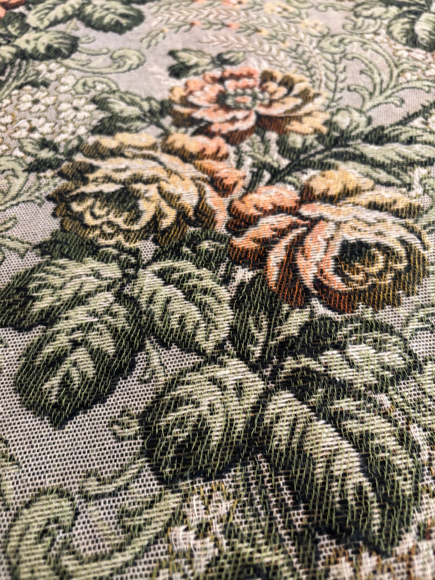 MANTEL DE TELAR MANUAL JACQUARD ANTIGUO