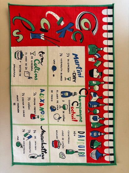 JUEGO DE 4 INDIVIDUALES VINTAGE