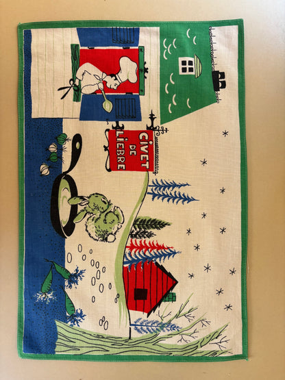 JUEGO DE 4 INDIVIDUALES VINTAGE