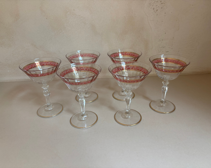 COPAS ANTIGUAS CHAMPAGNE.