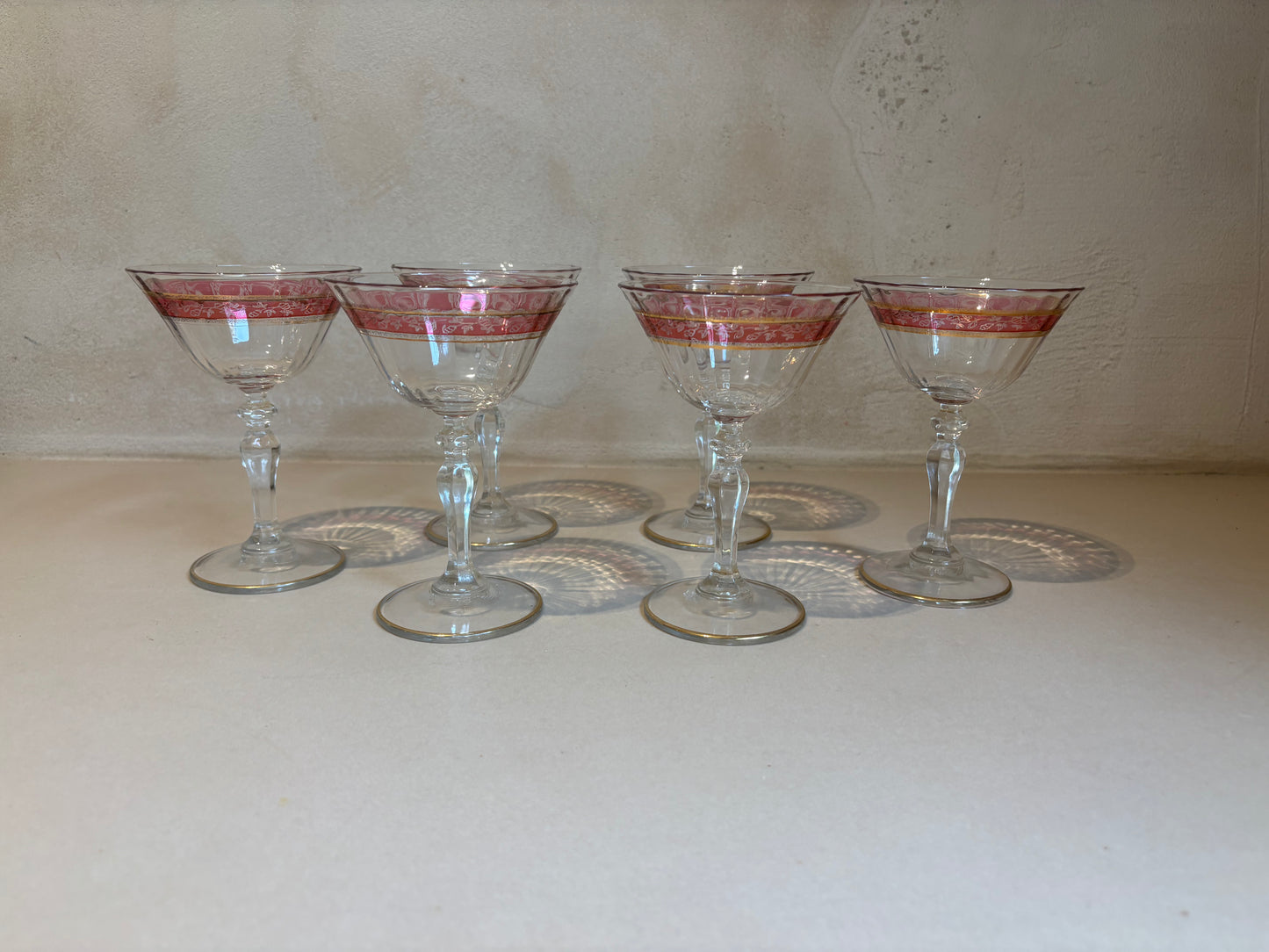 COPAS ANTIGUAS CHAMPAGNE.