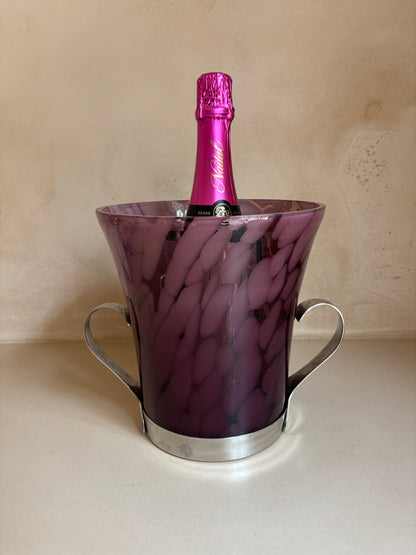 CUBITERA ART DECO EN CRISTAL DE  MURANO