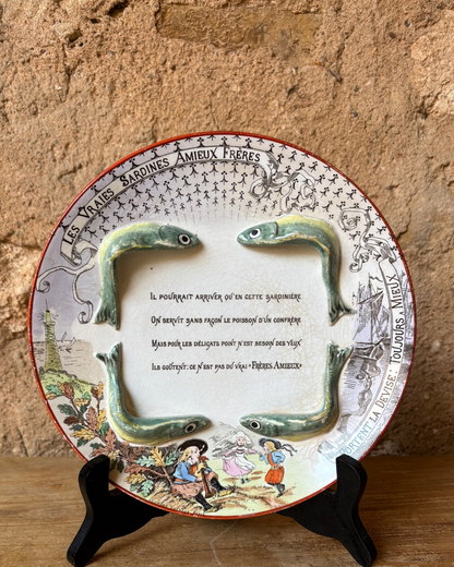 PLATO PUBLICITARIO PARA LA FIRMA AMIEUX FRÈRES.