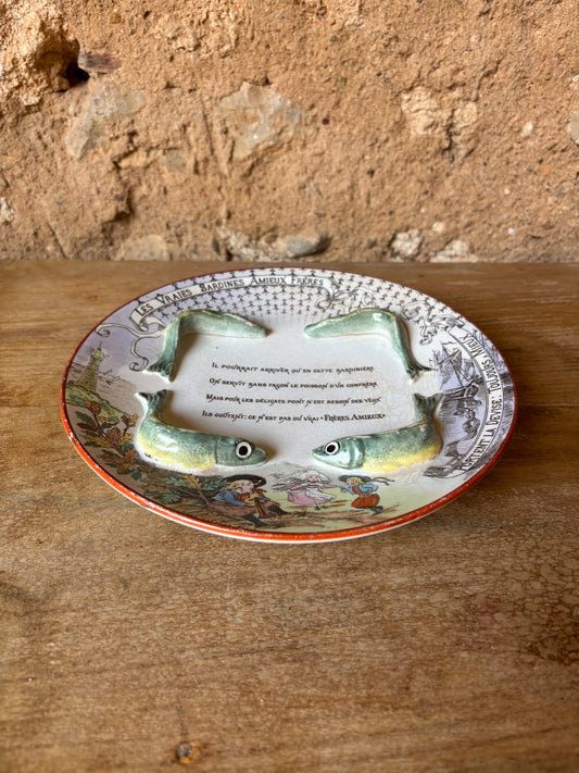 PLATO PUBLICITARIO PARA LA FIRMA AMIEUX FRÈRES.