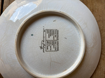 PLATO PUBLICITARIO PARA LA FIRMA AMIEUX FRÈRES.