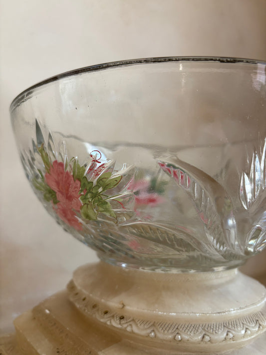 CUENCO PARA MACEDONIA EN VIDRIO PRENSADO.