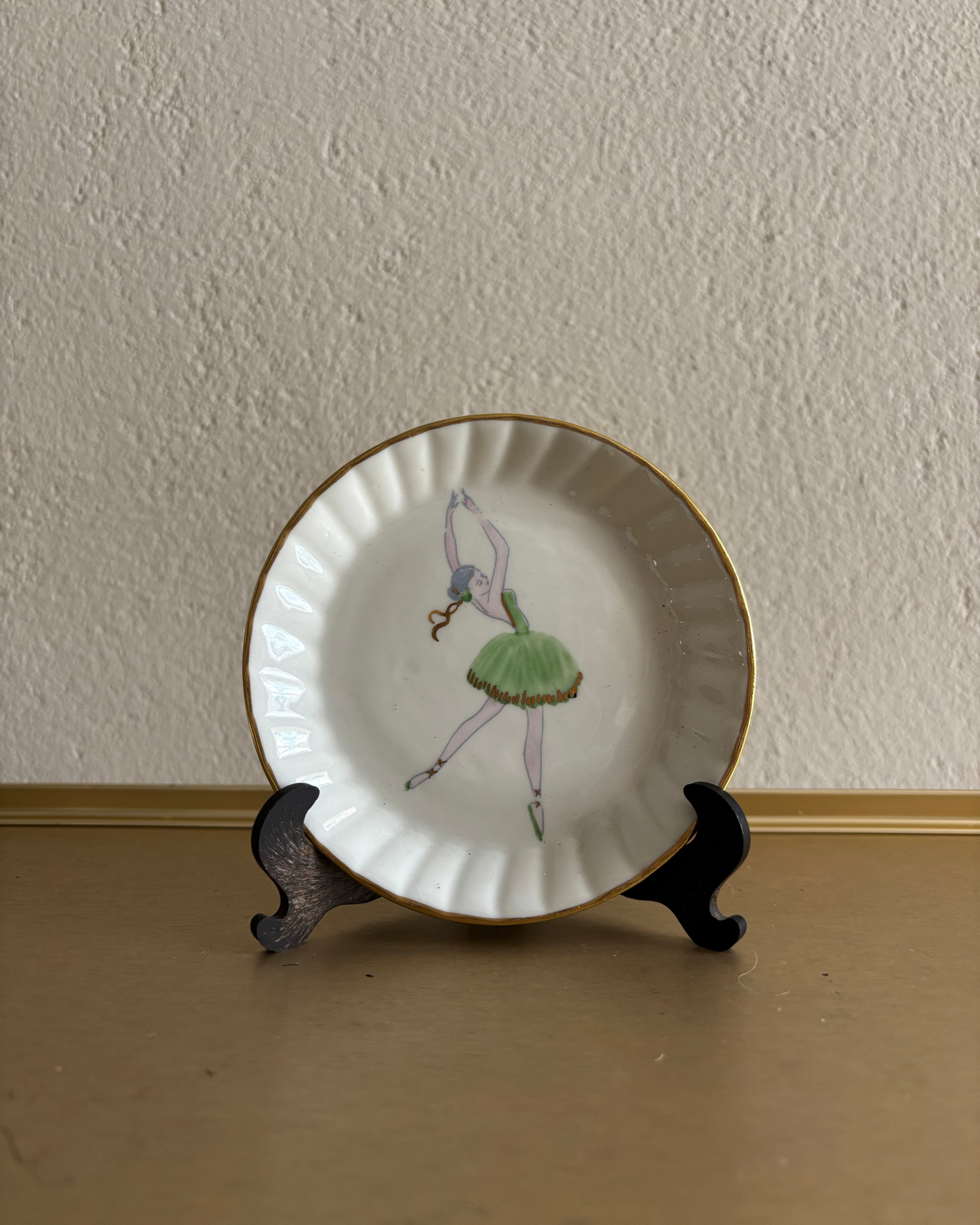 SET DE 4 PLATITOS DE PORCELANA PARA EL PAN