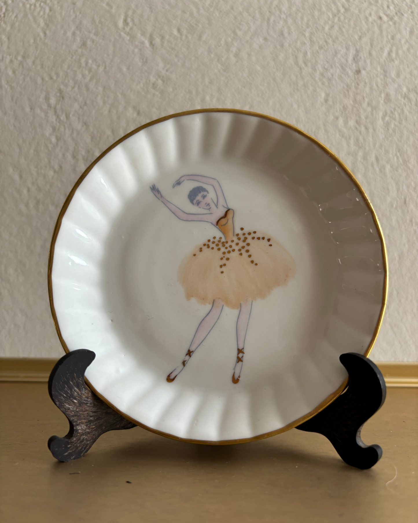 SET DE 4 PLATITOS DE PORCELANA PARA EL PAN